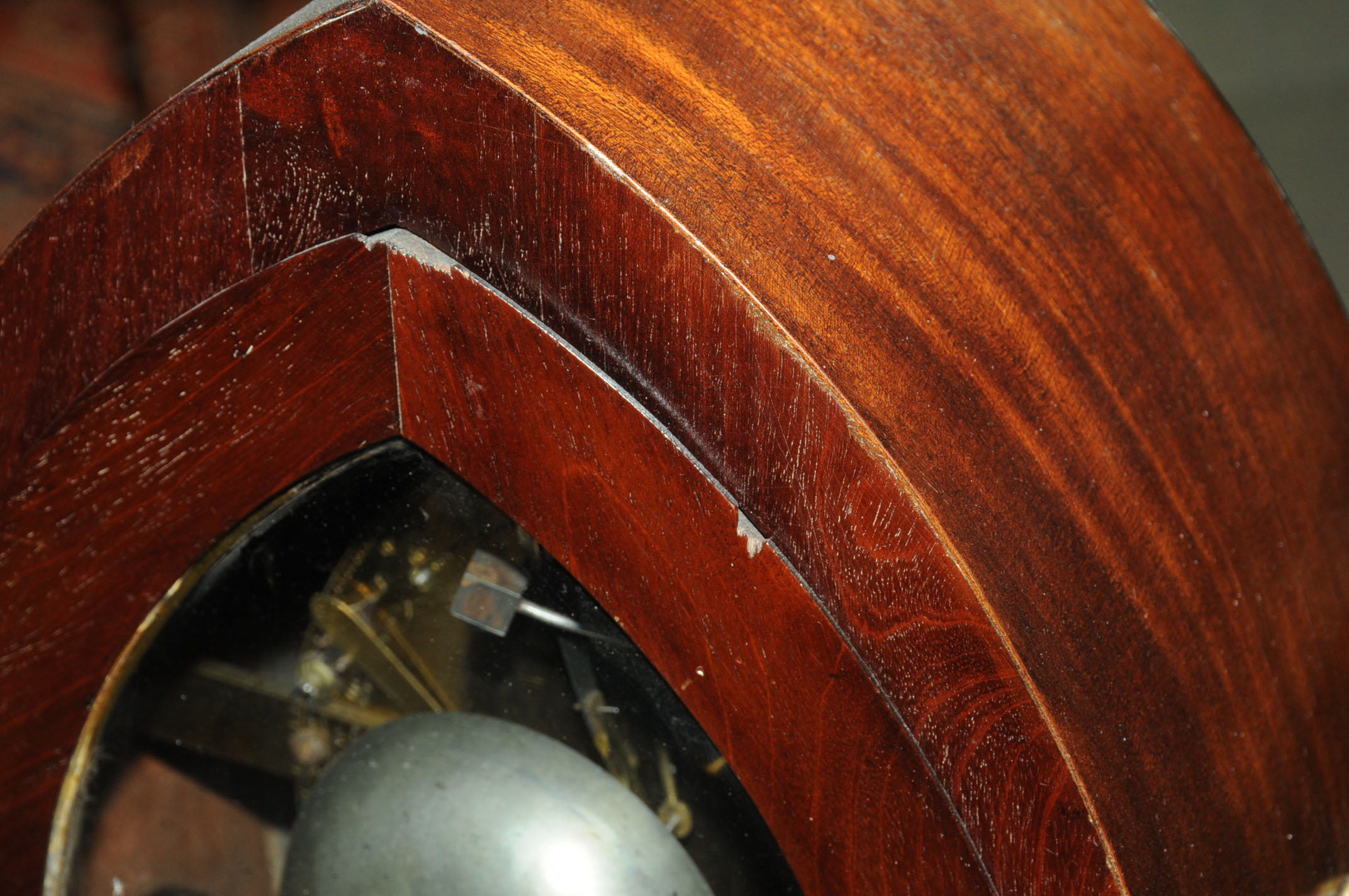 A Regency mahogany brass strung lancet type bracket clock, by Grant Fleet Street London, - Image 9 of 13