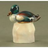 A Royal Doulton mallard. Height 8.5 cm.