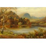 William Lakin Turner, oil on canvas "Derwentwater".