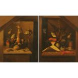 Ralph Mayers, pair of 19th century oil paintings on canvas, still life of game. Each 28 cm x 23.