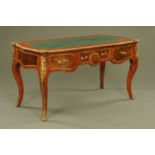 A French style bureau plat,