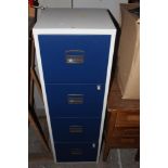 A modern four drawer filing cabinet comp