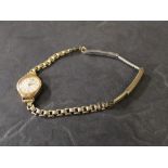 A ladies 9 ct gold cased Regency 17 dual