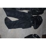 A large lightweight motorcycle jacket an