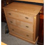 A good quality reclaimed pine three draw