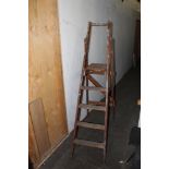 Vintage Slingsby ladders, step ladder. P