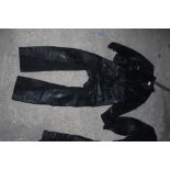 A skin type size M leather motorcycle ja