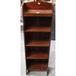 An early 20th century mahogany bookcase