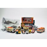 Misc diecast group comprising Matchbox Superkings Ambulance plus other issues. Generally Good to