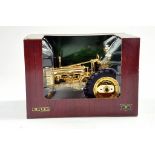 Ertl 1/16 John Deere Model A Tractor in Gold Plate Finish. 100 Years Special Edition. Excellent to