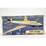 Airfix 1/144 Plastic Model Kit comprising Boeing 747 Airliner. Appears Complete.