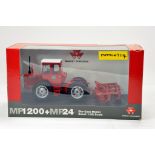 Universal hobbies 1/32 Massey Ferguson 1200 Tractor and Chisel Plough. Generally excellent in box.
