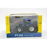 Universal Hobbies 1/32 New Holland T7.225 Tractor on duals. Excellent in Box.