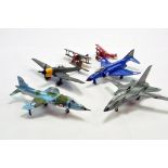 Dinky Diecast Aircraft group comprising various excellent examples plus two others.