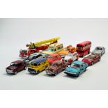 A group of unboxed diecast cars, mostly corgi with various issues. Generally excellent.