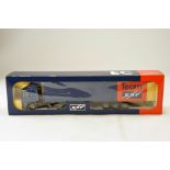 Tekno 1/50 diecast truck issue comprising ERF Box Trailer in the livery of Team ERF. Excellent to