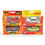 Solido 1/43 Diecast group comprising some promotional issues including No. 1327, 1340, 1303 and