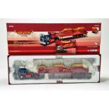 Corgi Diecast Truck Issue comprising No. CC12515 Atkinson borderer tandem axle trailer with load. In
