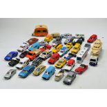 Interesting large diecast group comprising mostly Corgi but includes Dinky and Matchbox plus Burago.