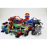 A Large Quantity of Lego / Technic parts, components, figures etc including made models of star