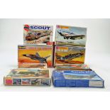 Airfix plastic model kit group plus Revell, Matchbox etc. Generally appear all complete.