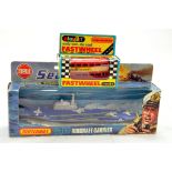 Matchbox Seakings No. K304 Aircraft Carrier plus Playart No. 7162 Double Decker Bus. Excellent in