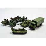 Dinky Diecast Military group comprising various issues. Generally Good to Excellent.