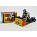 Corgi No. 55 David Brown 1412 Tractor plus Container Loading Forklift. Good to Excellent.