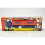 Joal 1/50 diecast truck issue No. 348 DAF 95 XF Container Trailer. Excellent to Near Mint in Box.