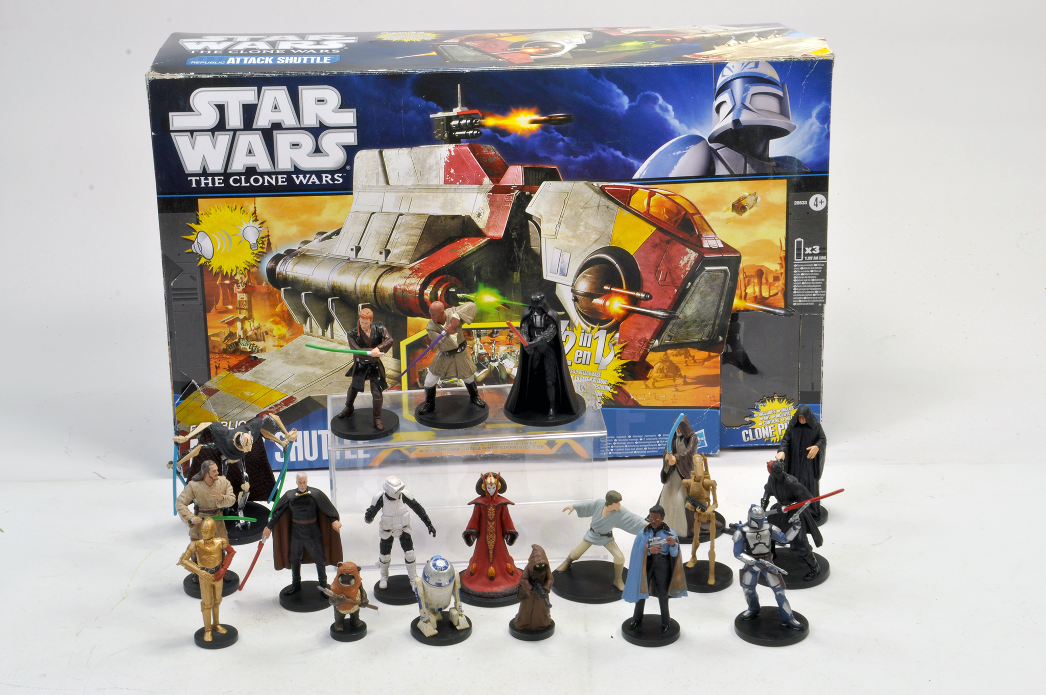 Star Wars The Clone Wars Set, appears complete plus selection of Minifigure issues inc Vader,