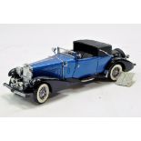 Franklin Mint 1/24 precision issue comprising 1933 Duesenberg Victoria. Excellent plus Complete with