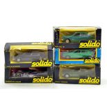 Solido 1/43 Diecast Group comprising No. 76, 86, 91, 43 and 76. Excellent to Near Mint in Boxes.
