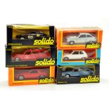 Solido 1/43 Diecast Group comprising No. 1059, 23D, 49, 61, 72 and 1030. Excellent to Near Mint in