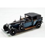 Franklin Mint 1/24 precision issue comprising 1929 Rolls Royce Phantom 1. Repair needed.