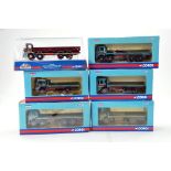 Corgi 1/50 diecast truck issues comprising Platform Lorry in livery of Pollock x 5 plus one other.