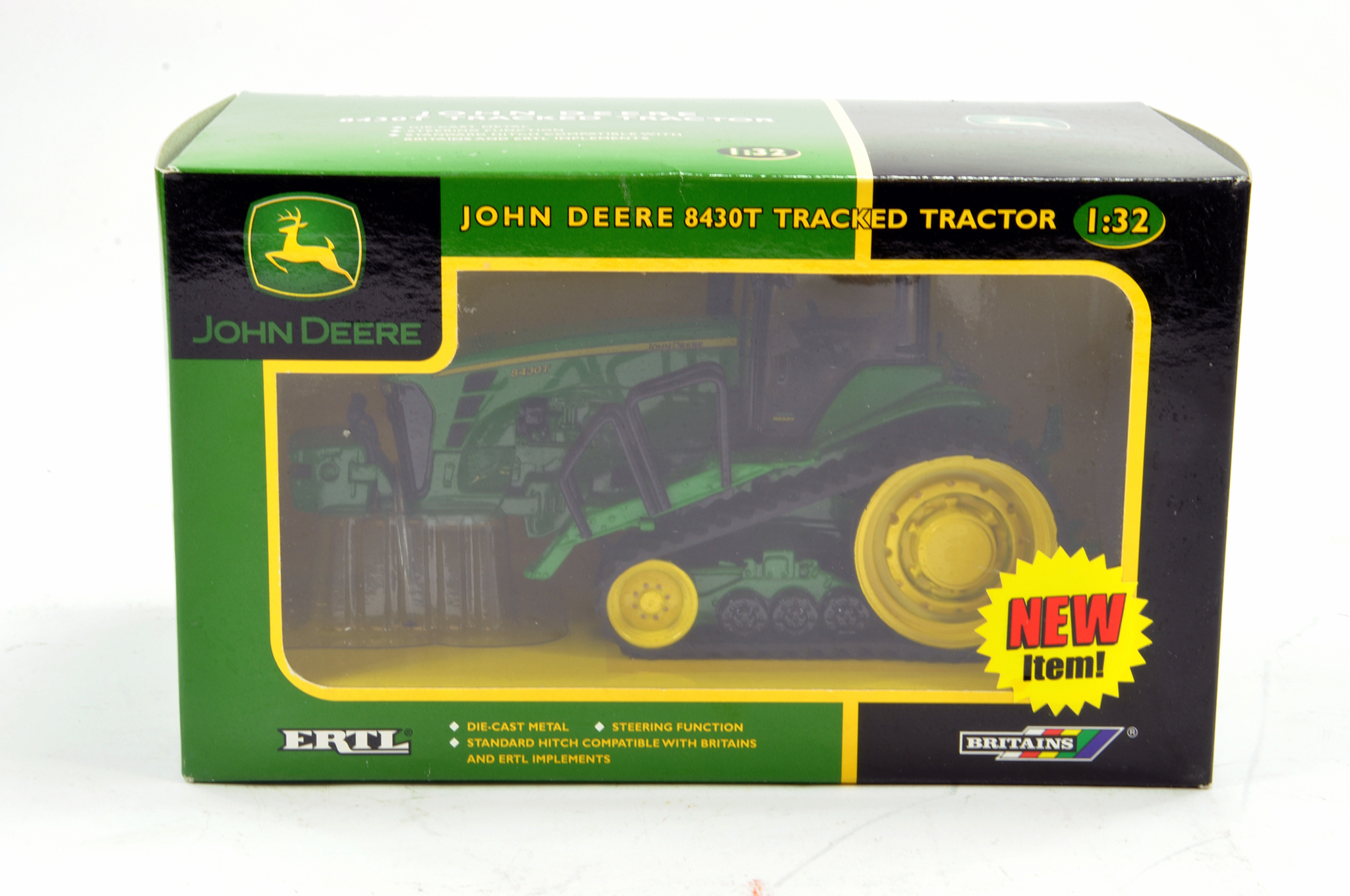 Britains 1/32 Farm Issue comprising John Deere 8430T Tractor. Excellent to Near Mint in Box.