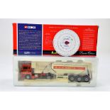 Corgi Diecast Truck Issue comprising No. CC74902 ERF powder tanker. In the livery of A JA Smith.