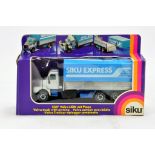 Siku 1/55 No. 2517 Volvo Truck with Awning. Excellent to Near Mint in Box.