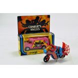 Corgi No. 434 Charlies Angels Custom Van plus Spider Man Bike. Excellent to Near Mint with one box.