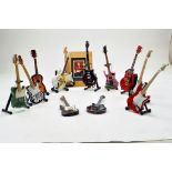 Baby Axe Company Miniature 'Model' Guitar group based on various famous issues from music stars.