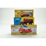 Corgi 1/50 Diecast Truck Issue comprising trio of Corgi Classic Commercials including No. 14401