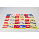 Airfix Plastic Model Kit group comprising original early header cards for bagged kits. Excellent and