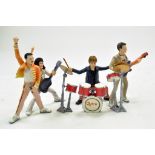 Rare figurine group of Queen the Band including Brian May, Freddie Mercury etc.