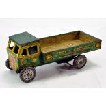 Mettoy Wind up clockwork Fruit and Vegetables Lorry. Working. Bright example is generally very