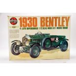 Airfix 1/12 Plastic Model Kit comprising 4.5 Litre 1930 Bentley. Excellent and Complete.
