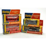 Dinky No. 289 Routemaster Bus No. 291 Atlantean City Bus, No. 284 London Taxi plus No. 244