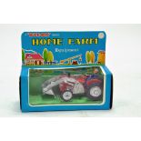 Blue Box Empire Made Corgi Copy of Fordson Tractor with Shovel. Excellent to Near Mint in Box.