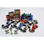 Diecast Formula One group comprising Corgi, Hot Wheels and Onyx issues. Various cars inc Williams,