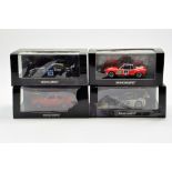 Minichamps 1/43 diecast group comprising BMW Z4M x 2, Opel Kadett Coupe, Porsche 914. Excellent to