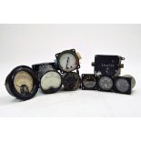 Group of gauges etc relating to period aircraft war memorabilia.